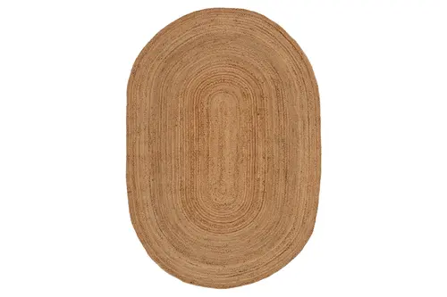 Natura Natural Jüt Oval Halı 00024A, 120X180