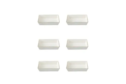 Porland Forest Kahvaltı&Meze Tabağı 8X14Cm 6 Lı 04Lfh000585