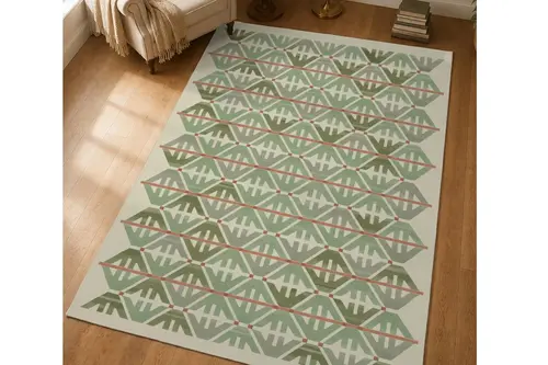 Su Küpleri Dokulu Dokuma Taban Halı, 688 Yng 80X150 Cm