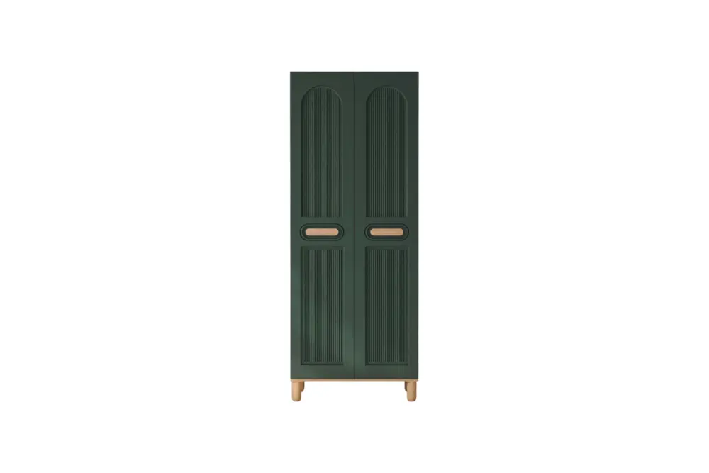 Sofya Mdf Gardırop, Yeşil, 2 Kapaklı