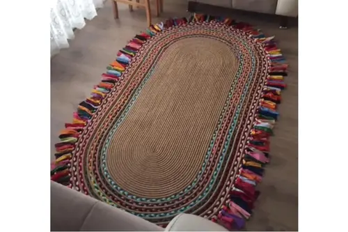 Milda Jüt Kilim, Yuvarlak, 100X200