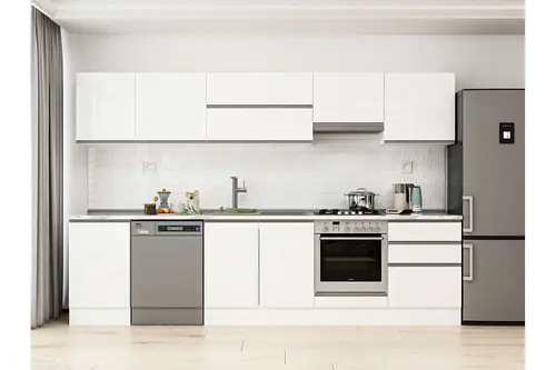 Alvinka 310X210 Cm Mutfak Dolabı, M E80S50S60 1 Beyaz Suntalam