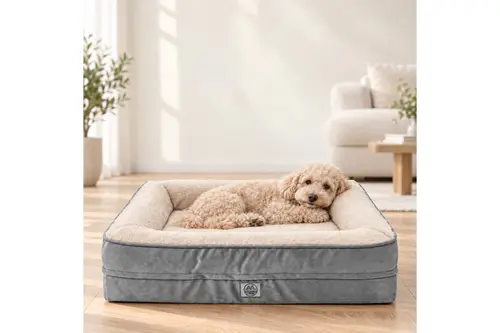 Felıx Köpek Yatağı, Gri Beyaz Xl Beden, 90X110X22