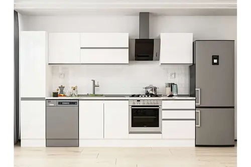 Alvinka 305X210 Cm Mutfak Dolabı, Mb E80B45S60 2 Beyaz Suntalam