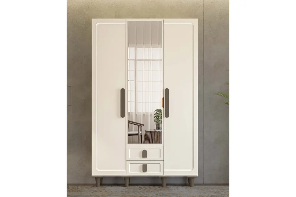 Punto %100 Mdf Gardırop, Aytaşı, 3 Kapaklı