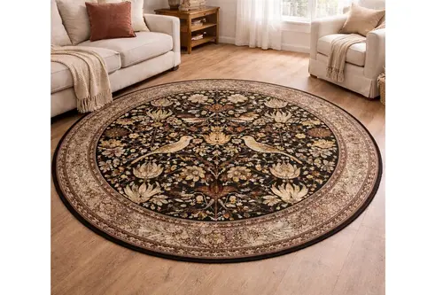 Vintage Bahar Dokuma Taban Halı, 602 Yng 80X80 Cm