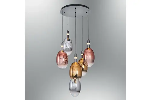 Özcan Aydınlatma Pulsar Altılı Sarkıt, Mixed, 2855-6A-28