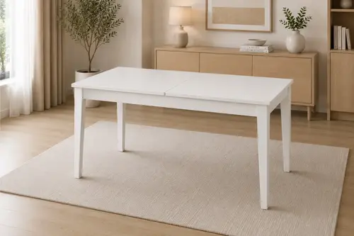 Lükens Sabit Masa, Beyaz, 120 Cm