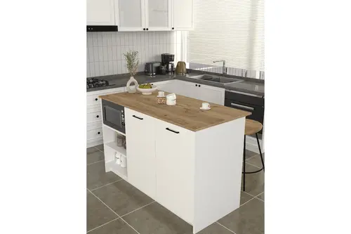 Peres Çok Amaçlı Dolap, Beyaz, 150 Cm