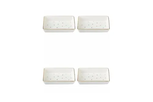 Porland Forest Kahvaltı&Meze Tabağı 7X11Cm 4 Lü 04Lfh000587