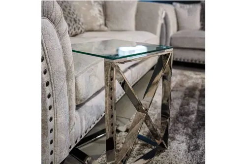 Fosca Paslanmaz Metal C Sehpa