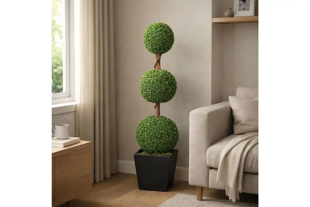 Yapay Bitki Şimşir Ağacı, Üçlü, 165 Cm