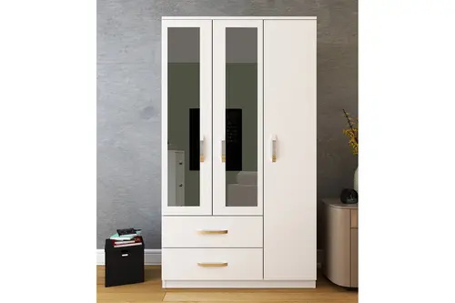 Home Aynalı Gardırop Gm851, 3 Kapı 2 Çekmeceli