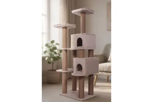 Mrcat Kedi Tırmalama Ağacı, Krem