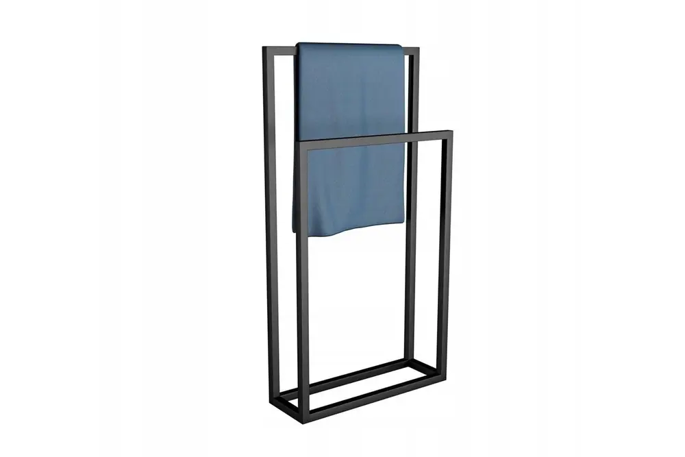 Lacerda Siyah Metal Havluluk