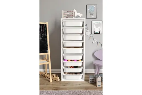Baby Darling Xl Mono Dokuz Sepetli Oyuncak Dolabı