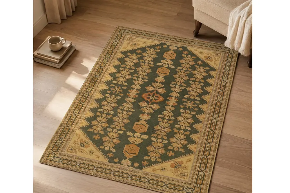 Bej Kapı Dokuma Taban Halı, 640 Yng 80X150 Cm