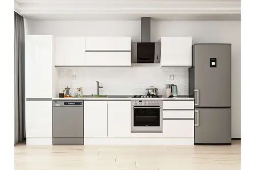 Alvinka 320X210 Cm Mutfak Dolabı, Mb E90B50S60 2 Beyaz Suntalam