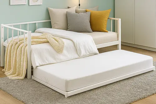 Titan Yavrulu Daybed Karyola, Beyaz, 80X190 90X190