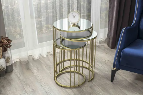 Napoli Zigon Sehpa, Gold