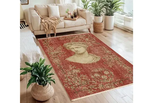 Artemis Mitoloji Halı, Dokuma Taban Halı, 341 Yng, 60X120 Cm