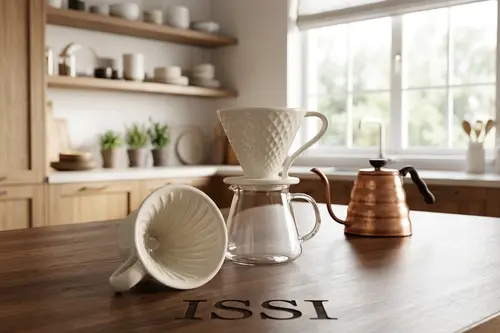 Filtre Kahve V60 Dripper, Beyaz