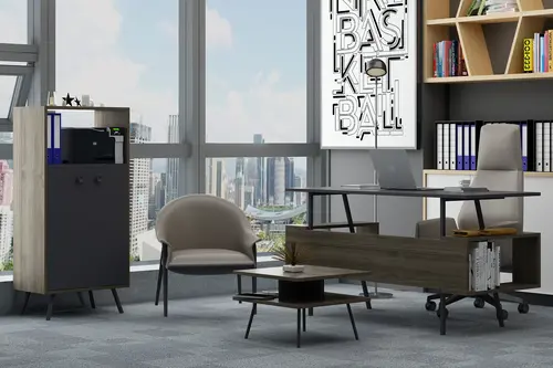 Lagomood İrony Rasha Ofis Takımı, Antrasit Ceviz