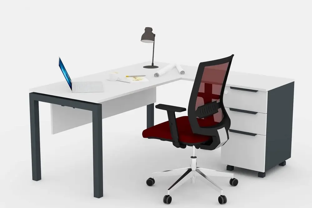 Galaxy Kesonlu L Ofis Masası, 160 Cm