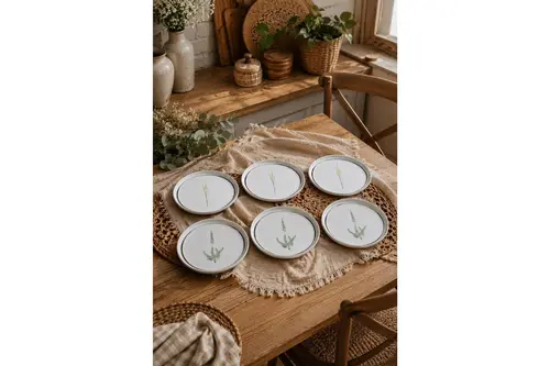 Porland Botanical 21Cm 6'Lı Pasta Takımı