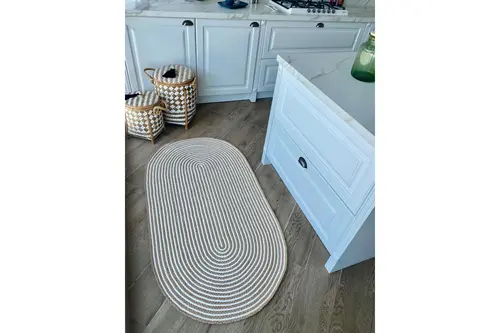 Milda Jüt El Örgüsü Kilim 74, Oval, 100X200