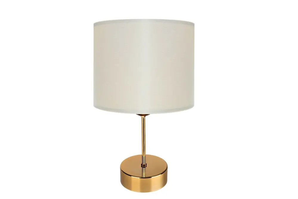 Evlight Hom Gold Metal Abajur/ Krem