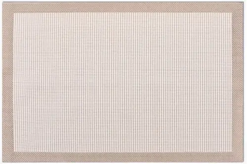 Crea Halı Andora Bordürlü Hasır Dokulu Sisal Çerçeveli Halı, As05, 80X150