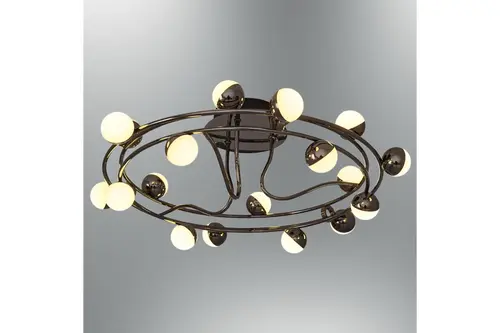 Özcan Aydınlatma Stary 60Cm 18'Li Plafonyer Platin, 2842-18-24