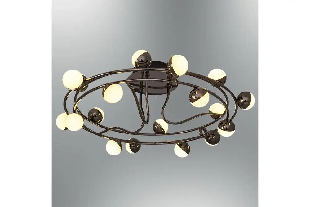 Özcan Aydınlatma Stary 60Cm 18'Li Plafonyer Platin, 2842-18-24