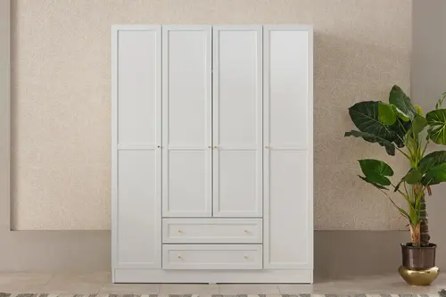 Boston Gardırop, 4 Kapaklı, 210 Cm