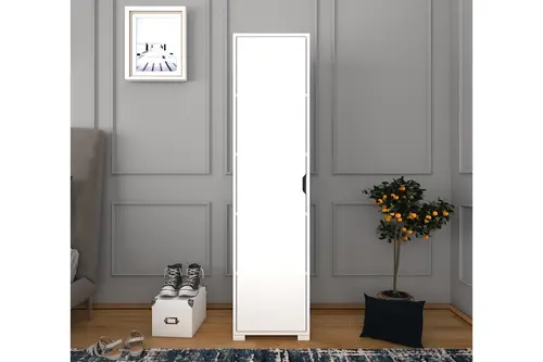 Duru Çok Amaçlı Dolap, Beyaz, 180 Cm