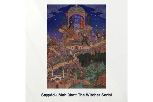 Miniaworks Sayyâd-I Mahlûkat: The Witcher Serisi Kanvas Tablo 21X30