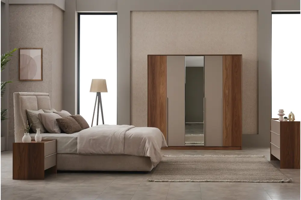 Monarch Yatak Odası Takımı, Aynalı, 5 Kapaklı