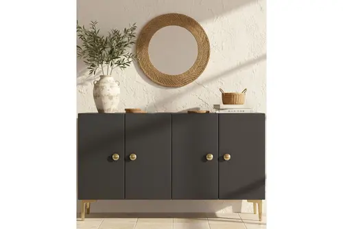 Simple Konsol, Antrasit, 120 Cm, Ka1204A