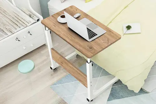 Yükseklik Ayarlı Laptop Sehpası, Atlantik Çam Beyaz, 70X40