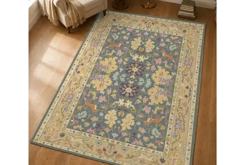 Orman Zamanı Dokulu Dokuma Taban Halı, 700 Yng 80X150 Cm