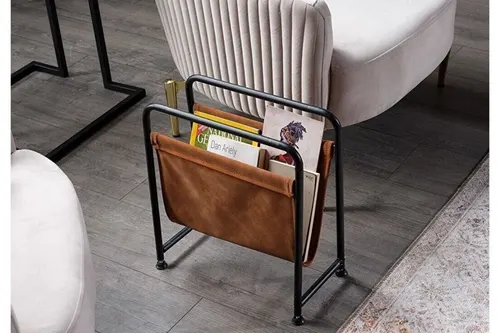 Tubihome Koltuk Yanı Gazetelik Dergilik, Açık Kahve