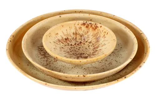 Oval Yemek Tabağı Seti, Üçlü, Terra