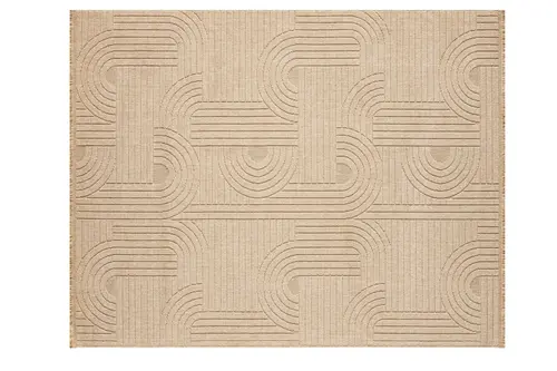 Lara İskandinav Makine Halısı, Bej, Ds623, 80X150