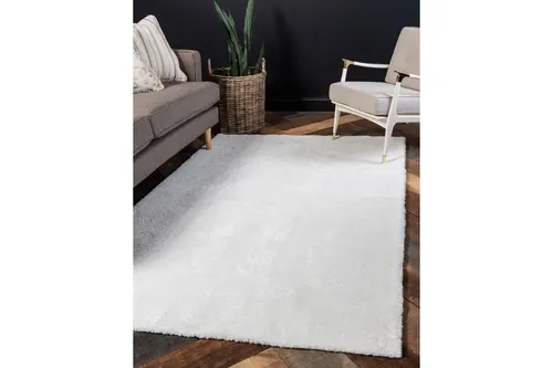 Solid Makine Halısı 4371M Beyaz 120X180 Dikdörtgen