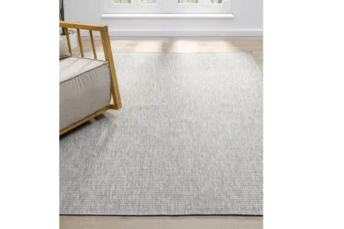 Bonna Antibakteriyel Jüt Halı, Gri 663 80X150 Cm