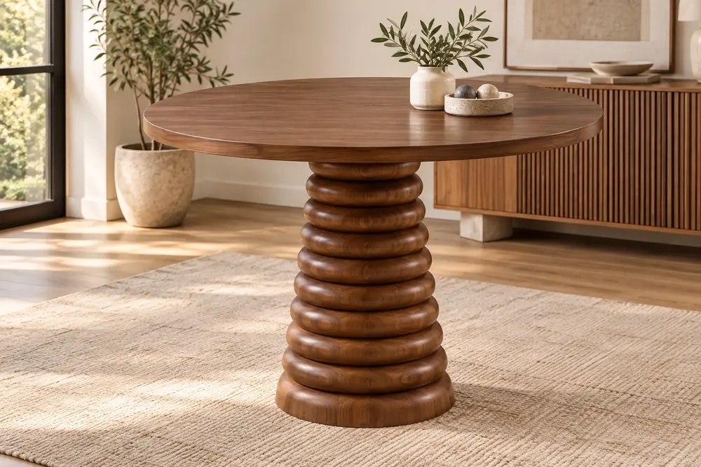 Class Konik Mutfak Masası, Ceviz, 80 Cm