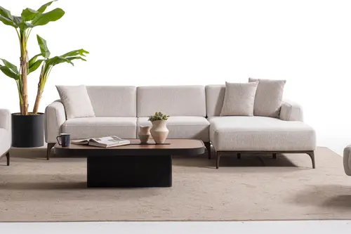 Trend Relax Köşe Koltuk, Krem, 285X160