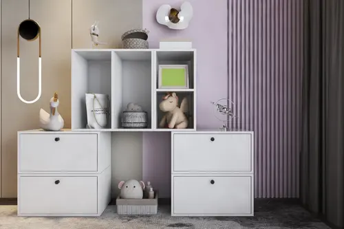 Bk Çok Amaçlı Dolap, 2 Düşer Kapaklı, Nrg