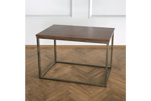 Potrica Yan Sehpa, Eskitme Pirinç, Ayak Ceviz Tabla